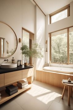 salle de bain pure et zen