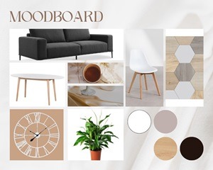 moodboard rénovation appartement